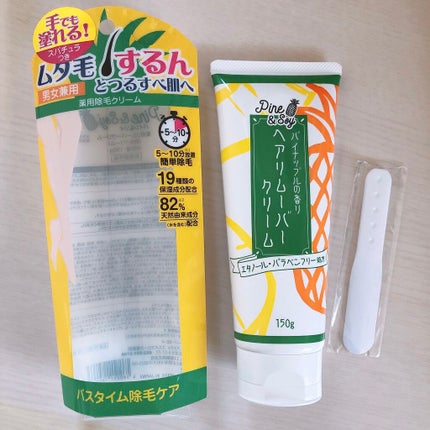 パイン&ソイ ヘアリムーバークリーム/アスティ コスメフリーク/除毛クリームを使ったクチコミ(3枚目)