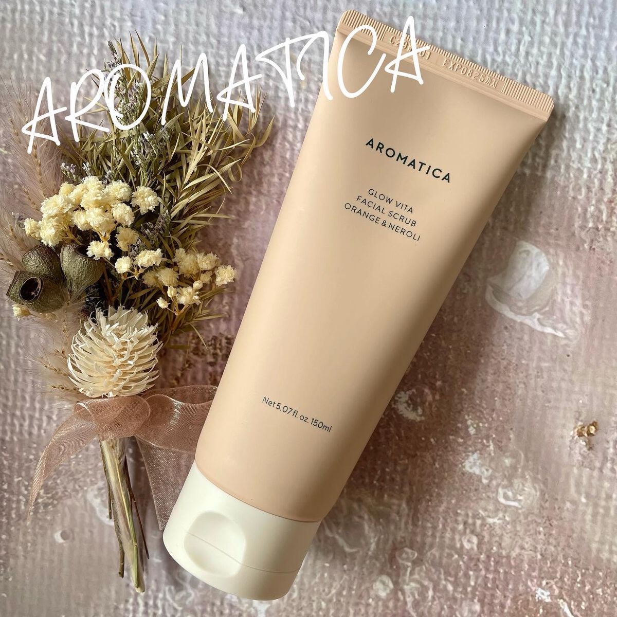 グロービタ フェイシャルスクラブ オレンジ&ネロリ/AROMATICA/スクラブ・ゴマージュを使ったクチコミ(1枚目)