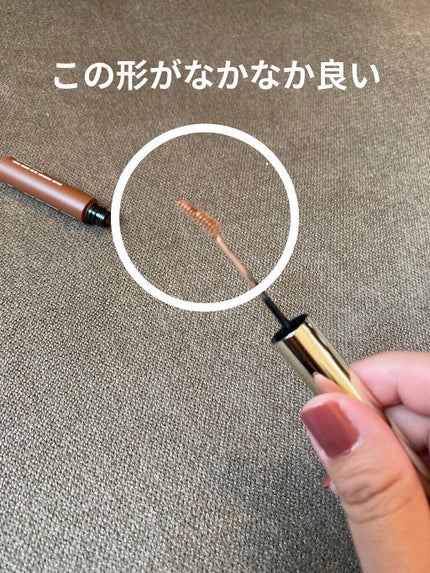 カラードローイングスリムブロウカラ 03ロージーブラウン/VAVI MELLO/眉マスカラの画像