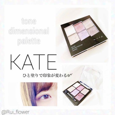 トーンディメンショナルパレット/KATE/メイクアップキットを使ったクチコミ（1枚目）