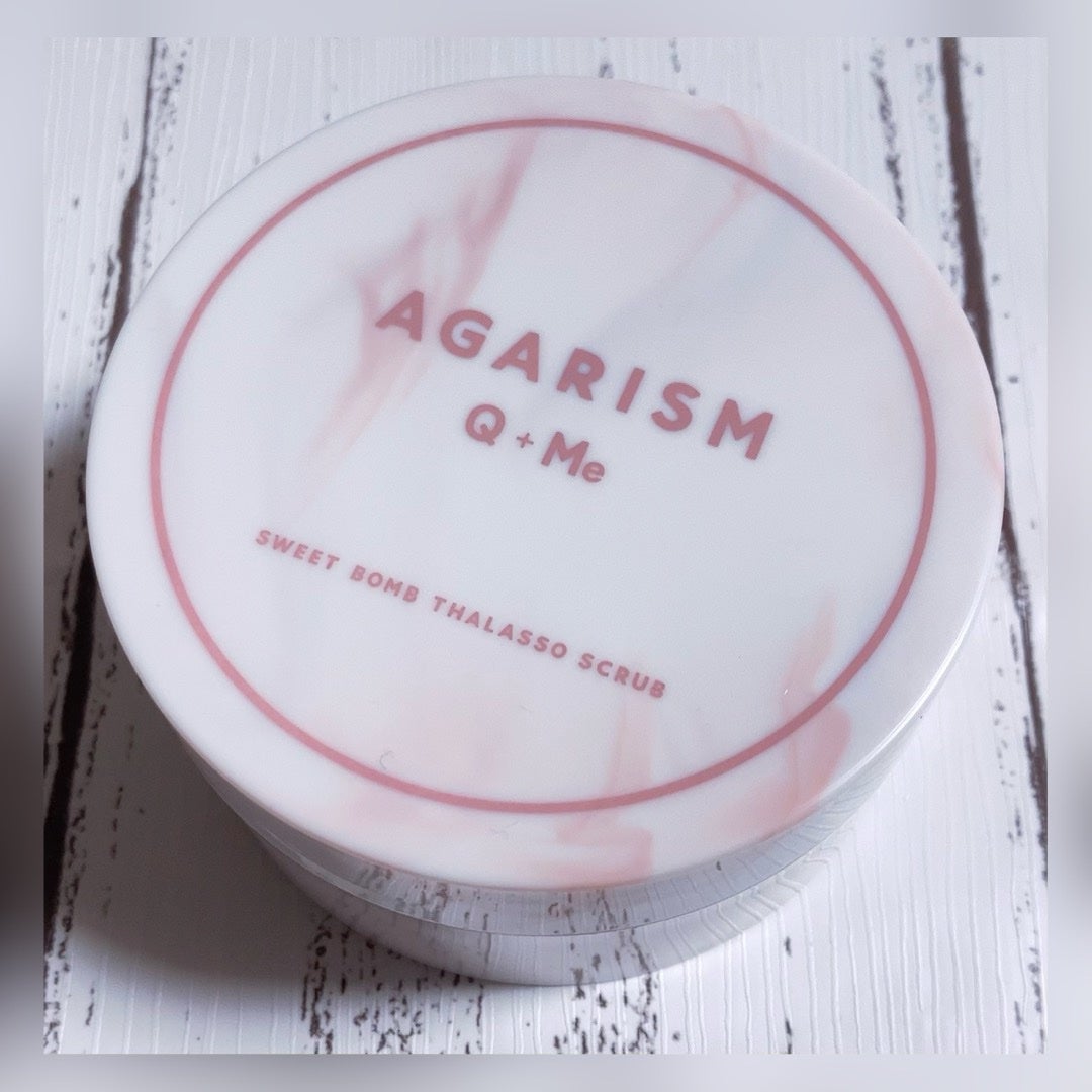 キューミースウィートボムタラソスクラブ ピオニーブーケの香り/AGARISM/ボディスクラブを使ったクチコミ(2枚目)