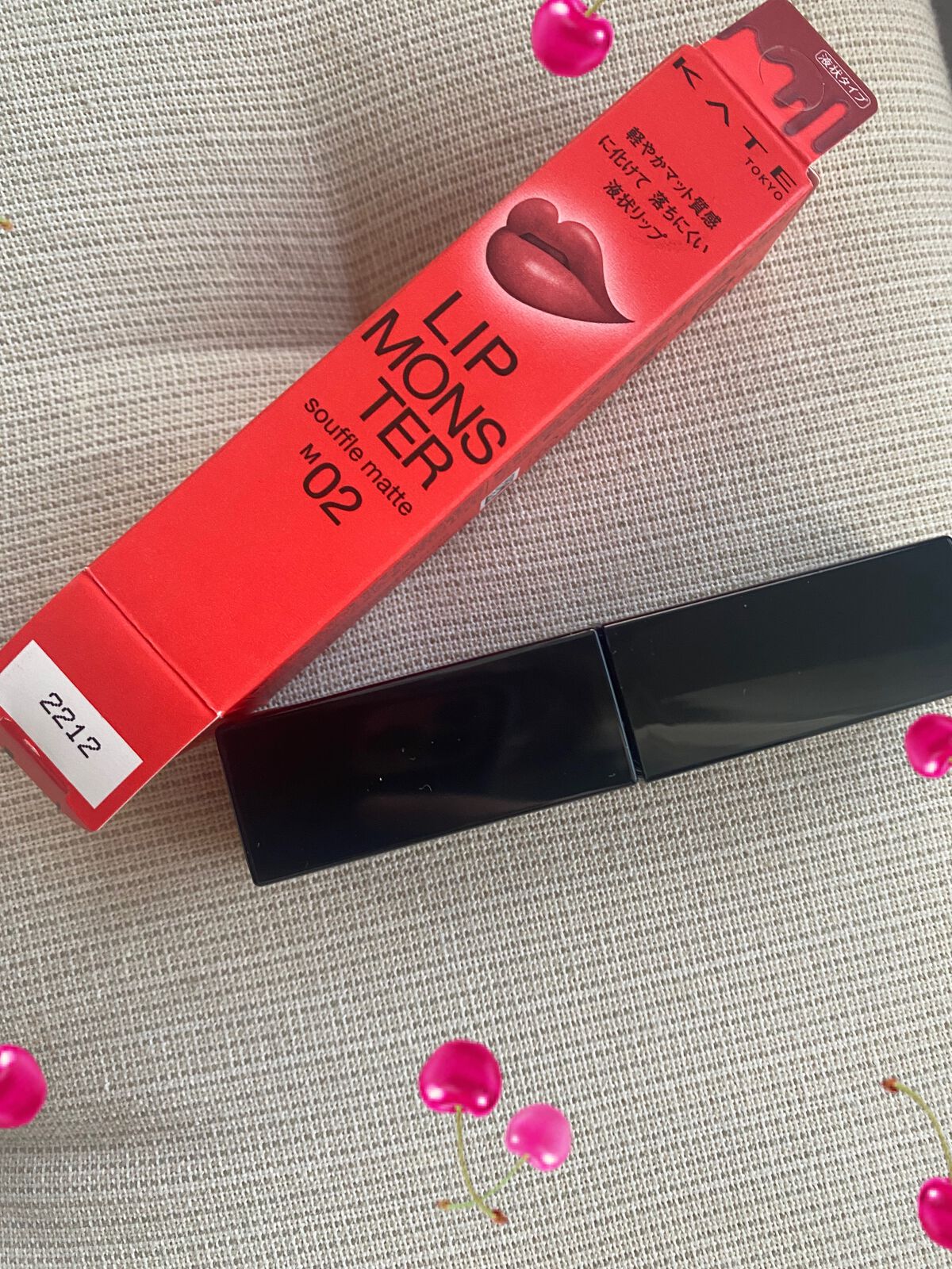リップモンスター スフレマット M02 枯れない桜/KATE/口紅を使ったクチコミ（1枚目）