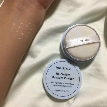 ノーセバム モイスチャーパウダー/innisfree/プレストパウダーを使ったクチコミ(2枚目)