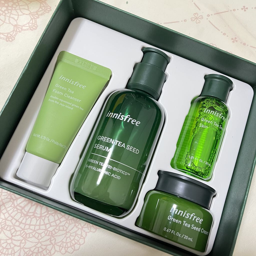 グリーンティーシード セラム N/innisfree/美容液を使ったクチコミ（3枚目）