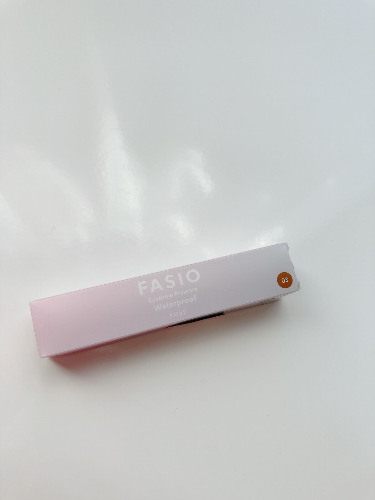 アイブロウ マスカラ 03 ライトブラウン/FASIO/眉マスカラを使ったクチコミ（3枚目）