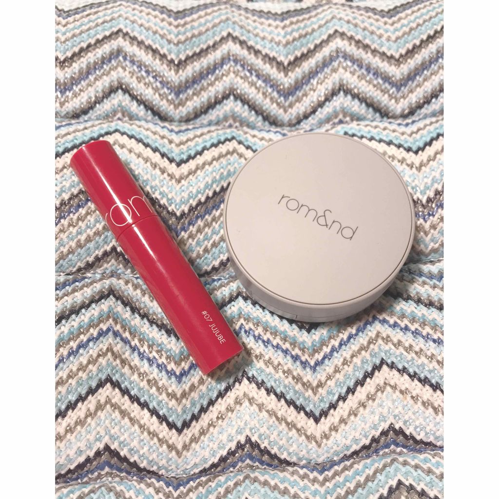 ジューシーラスティングティント/rom&nd/リップティントを使ったクチコミ（1枚目）