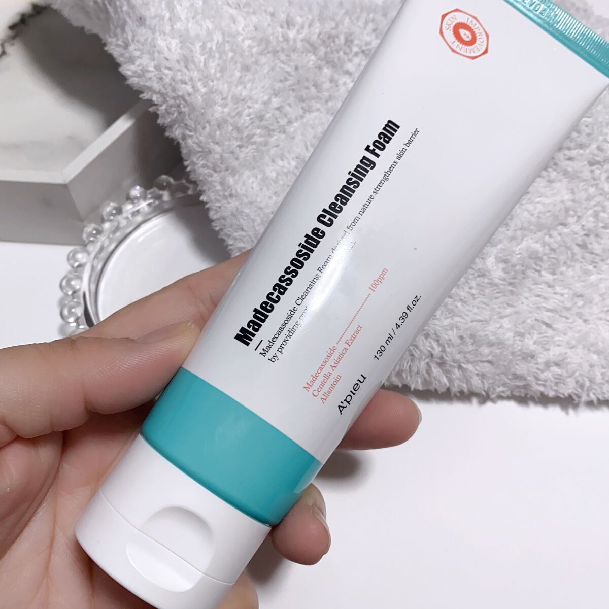 マデカソ クレンジングフォーム/A’pieu/洗顔フォームを使ったクチコミ(2枚目)