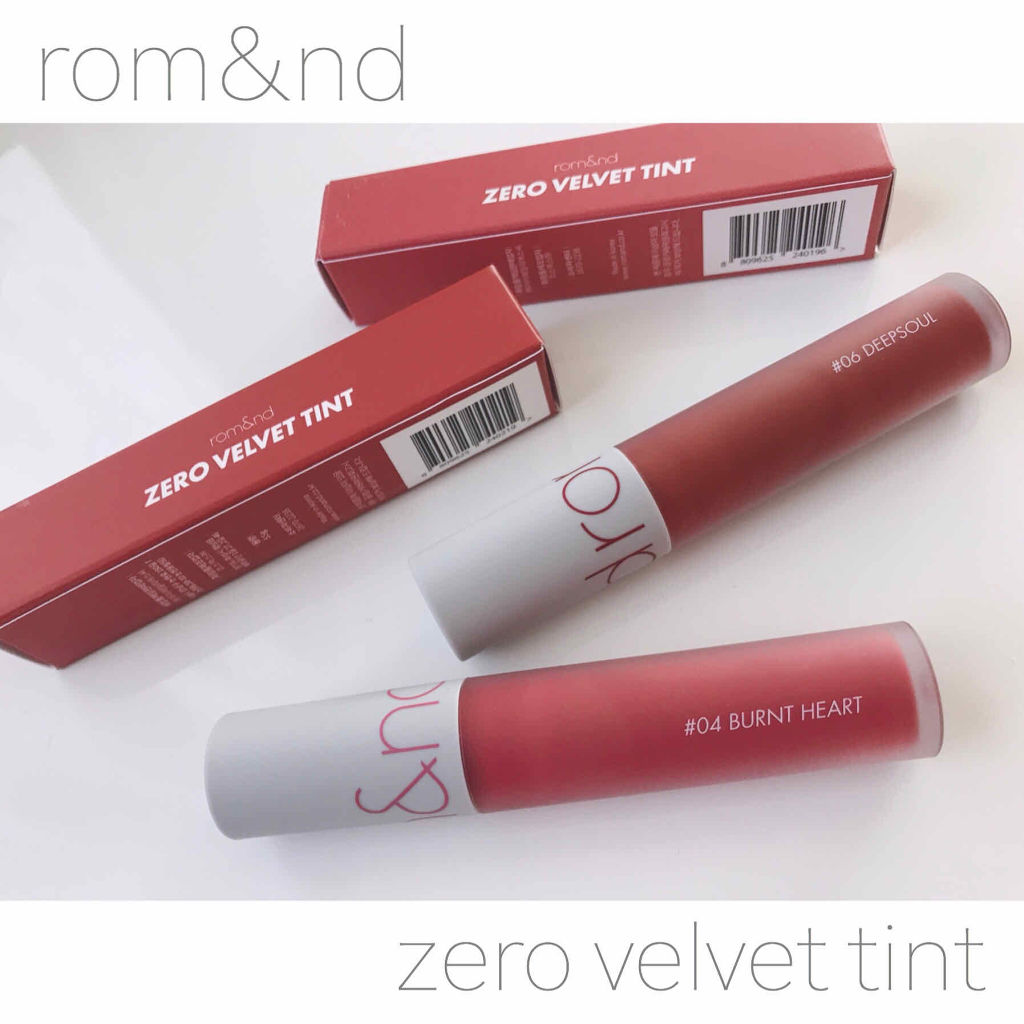 ゼロベルベットティント/rom&nd/リップティントを使ったクチコミ（1枚目）