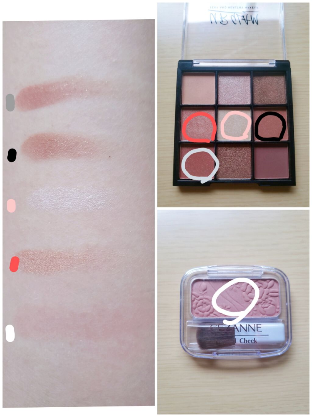 ナチュラル チークN/CEZANNE/パウダーチークを使ったクチコミ（3枚目）