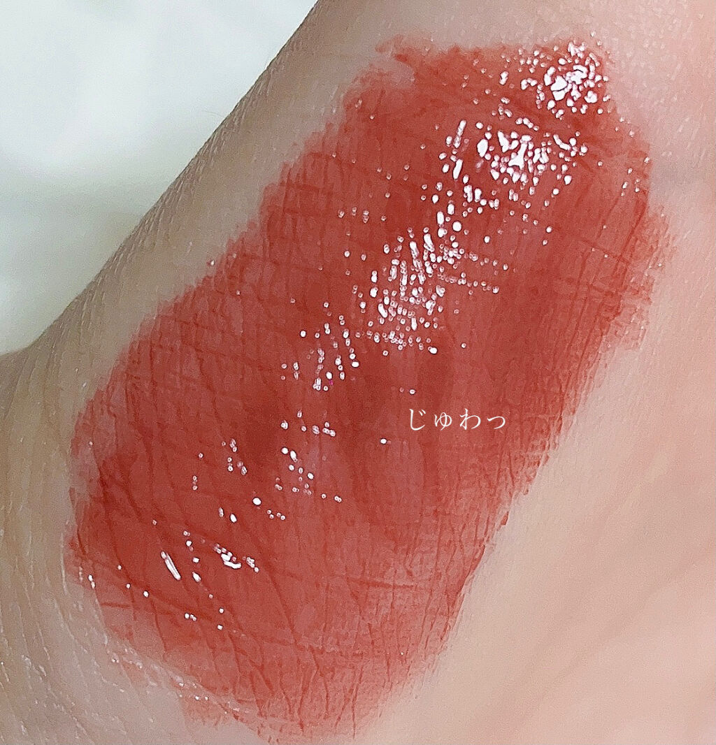 ラスティンググロスリップ/CEZANNE/口紅を使ったクチコミ（3枚目）