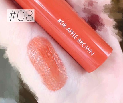 ジューシーラスティングティント/rom&nd/リップティントを使ったクチコミ(3枚目)