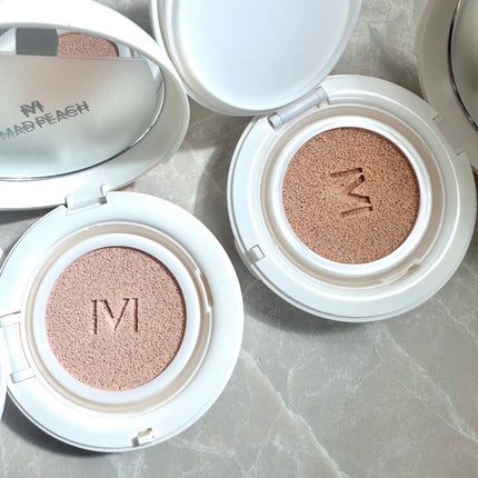 シュガーパウダートーンアップクッション/MAD PEACH/化粧下地を使ったクチコミ(7枚目)