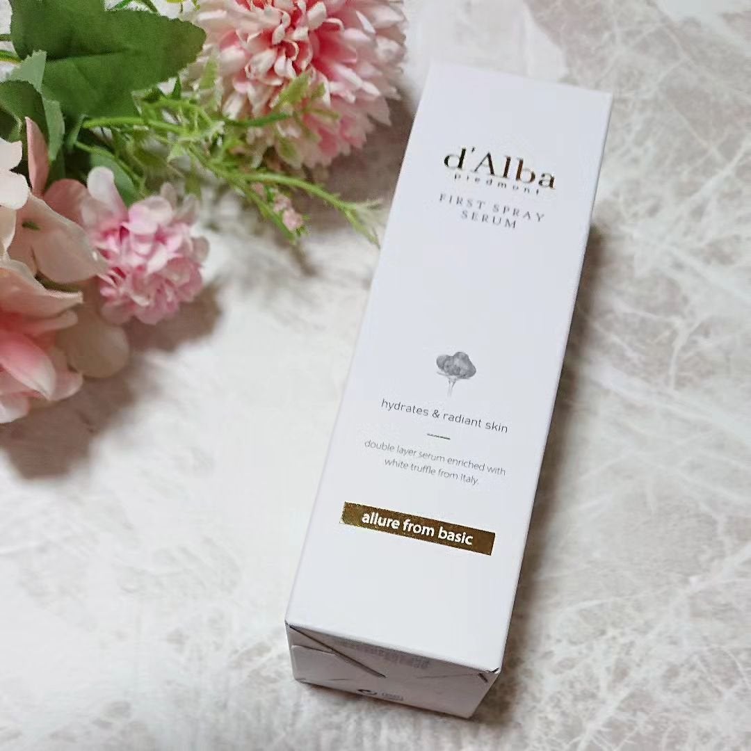 ダルバ ホワイトトリュフファーストスプレーセラム/ダルバ/ミスト状化粧水を使ったクチコミ(1枚目)