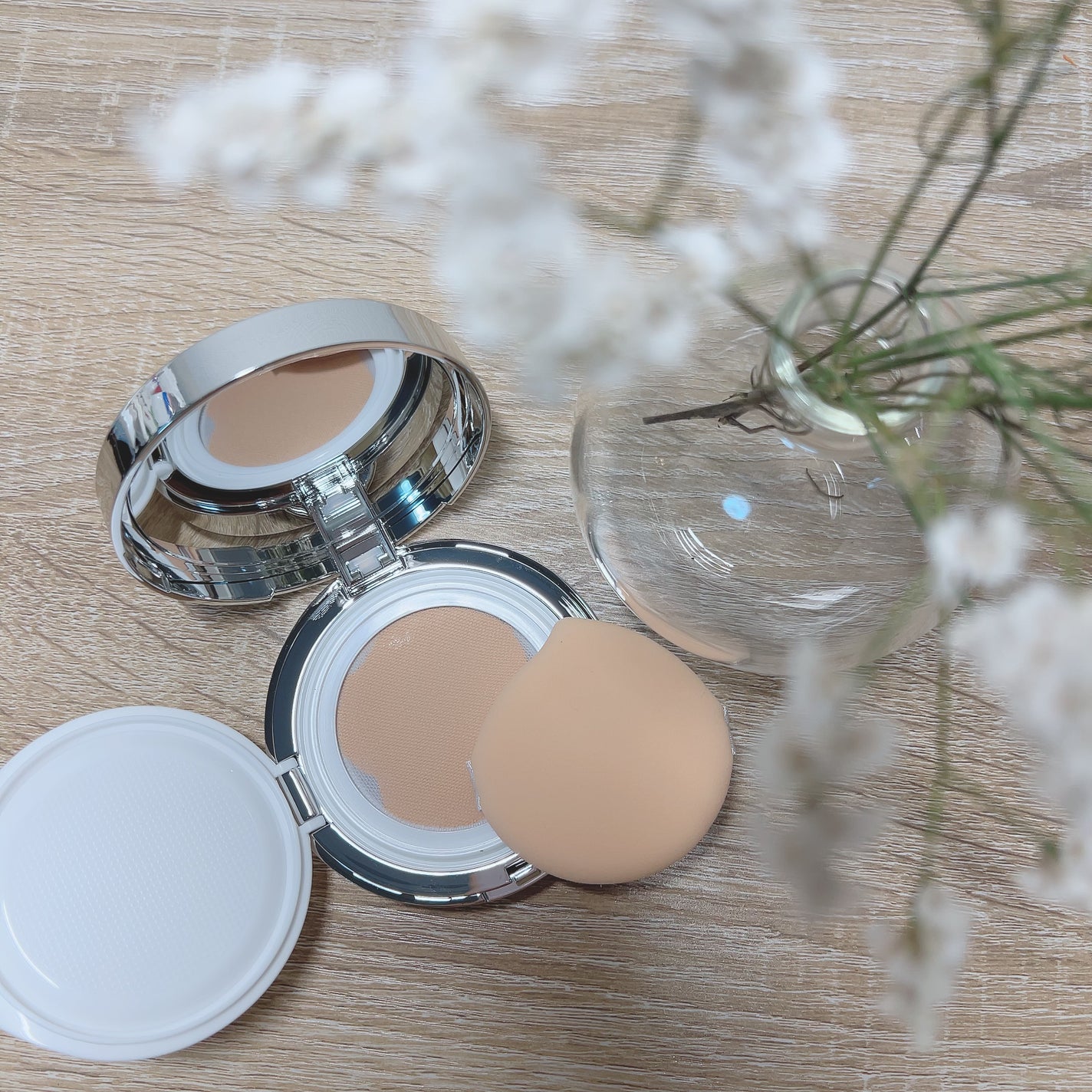 グリーミングテンションパクト/2aN/クリーム・エマルジョンファンデーションを使ったクチコミ(2枚目)