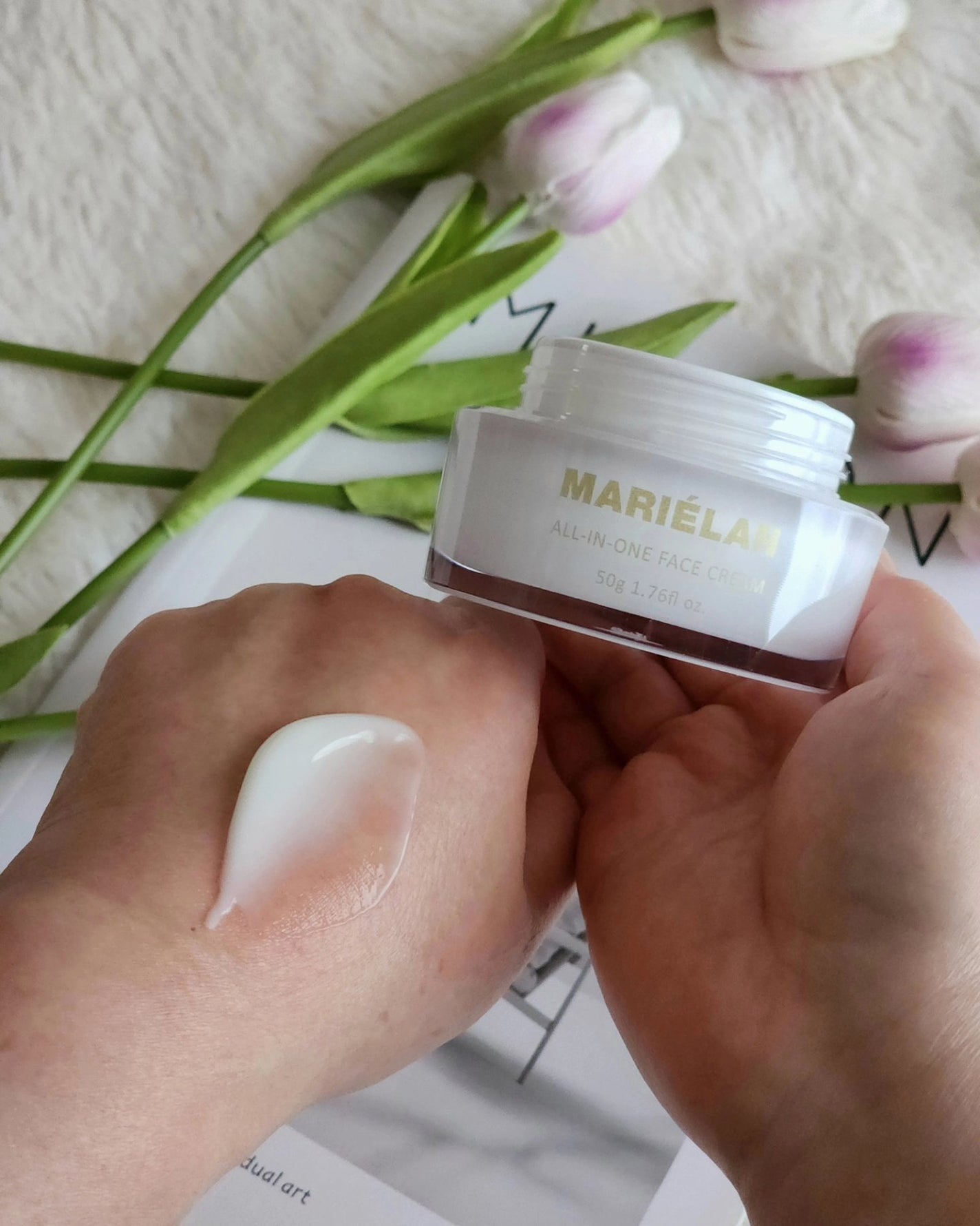 オールインワン フェイスクリーム /MARIÉLAN/オールインワン化粧品を使ったクチコミ(3枚目)