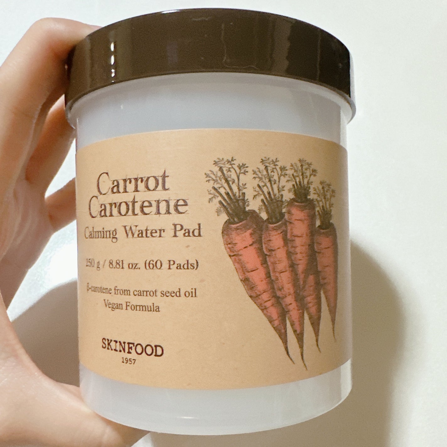 キャロットカロテン カーミングウォーターパッド/SKINFOOD/トナーパッドを使ったクチコミ(2枚目)