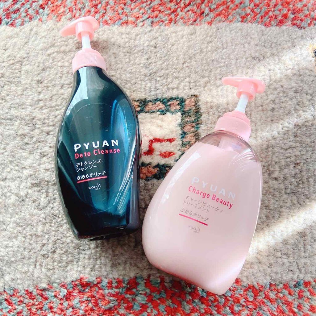 ピュアン デトクレンズシャンプー／チャージビューティトリートメント なめらかリッチ/ピュアン/シャンプー・コンディショナーを使ったクチコミ（1枚目）