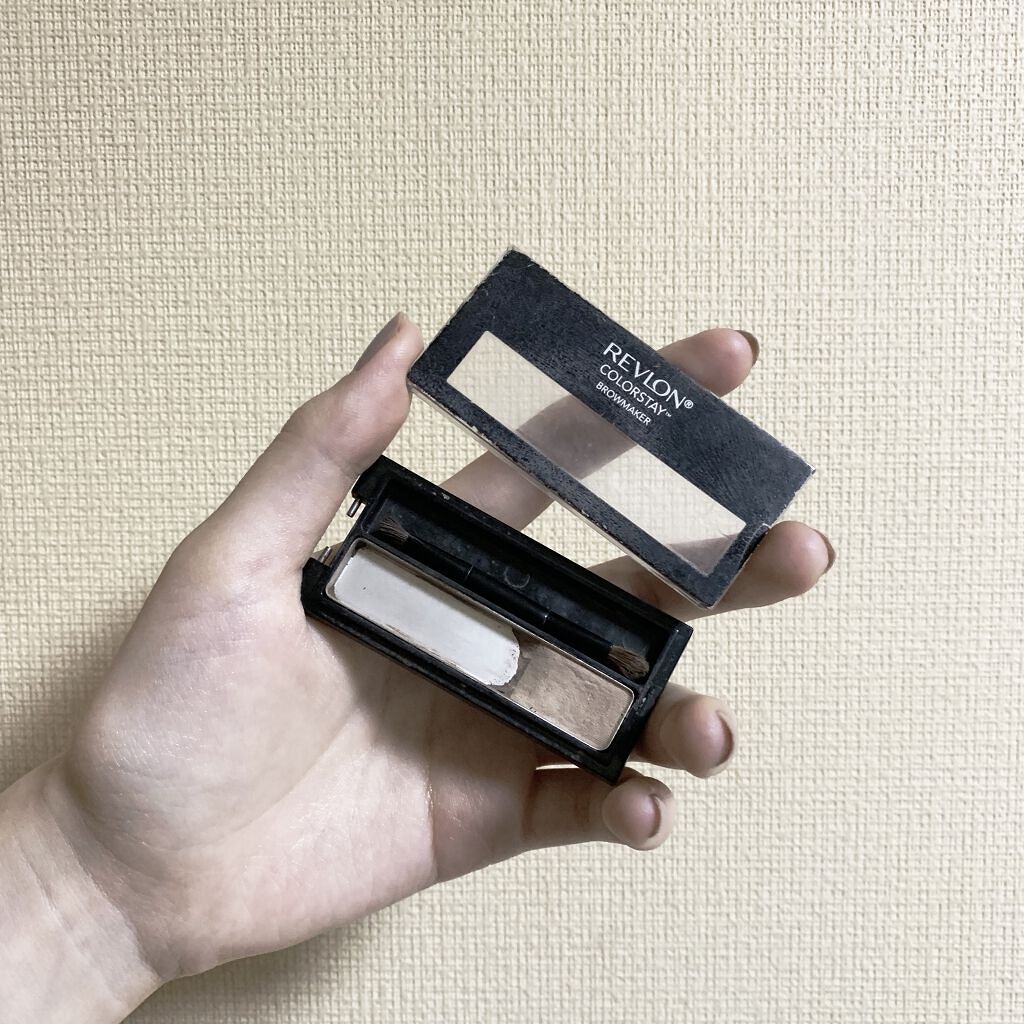 カラーステイ ブロウ メーカー/REVLON/パウダーアイブロウを使ったクチコミ（1枚目）