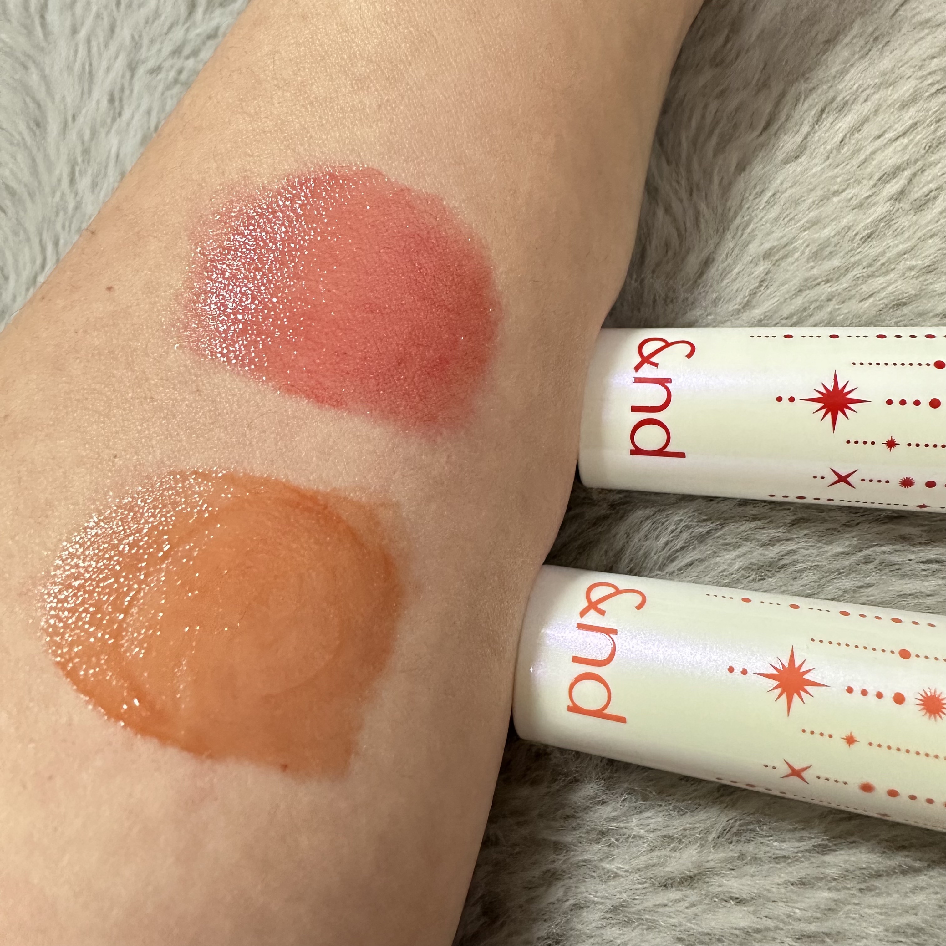 アンドバイロムアンド　グラッシーボムティント/&nd by rom&nd/リップティントを使ったクチコミ（3枚目）