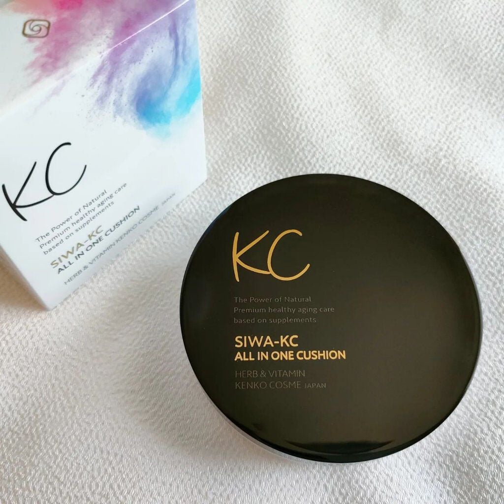 SIWA-KC オールインワンクッション/ハーブ健康本舗/クッションファンデーションを使ったクチコミ(1枚目)