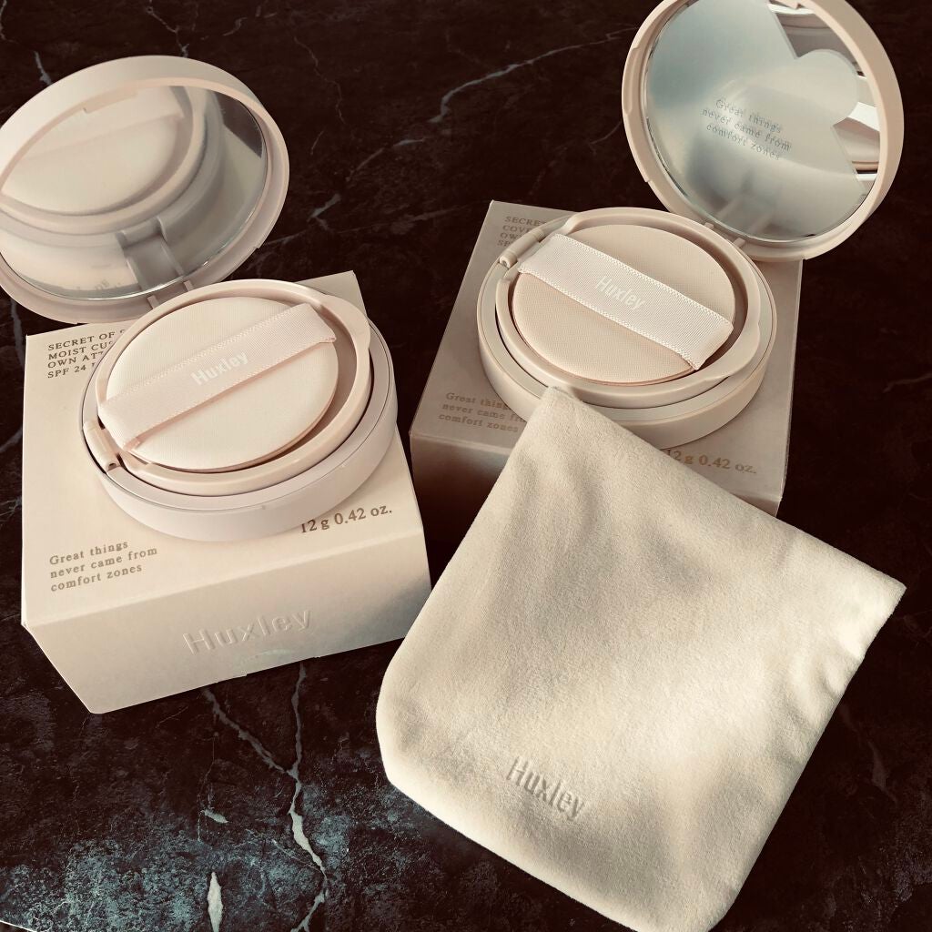 カバークッション ; オウンアティテュード/Huxley/クッションファンデーションを使ったクチコミ(2枚目)