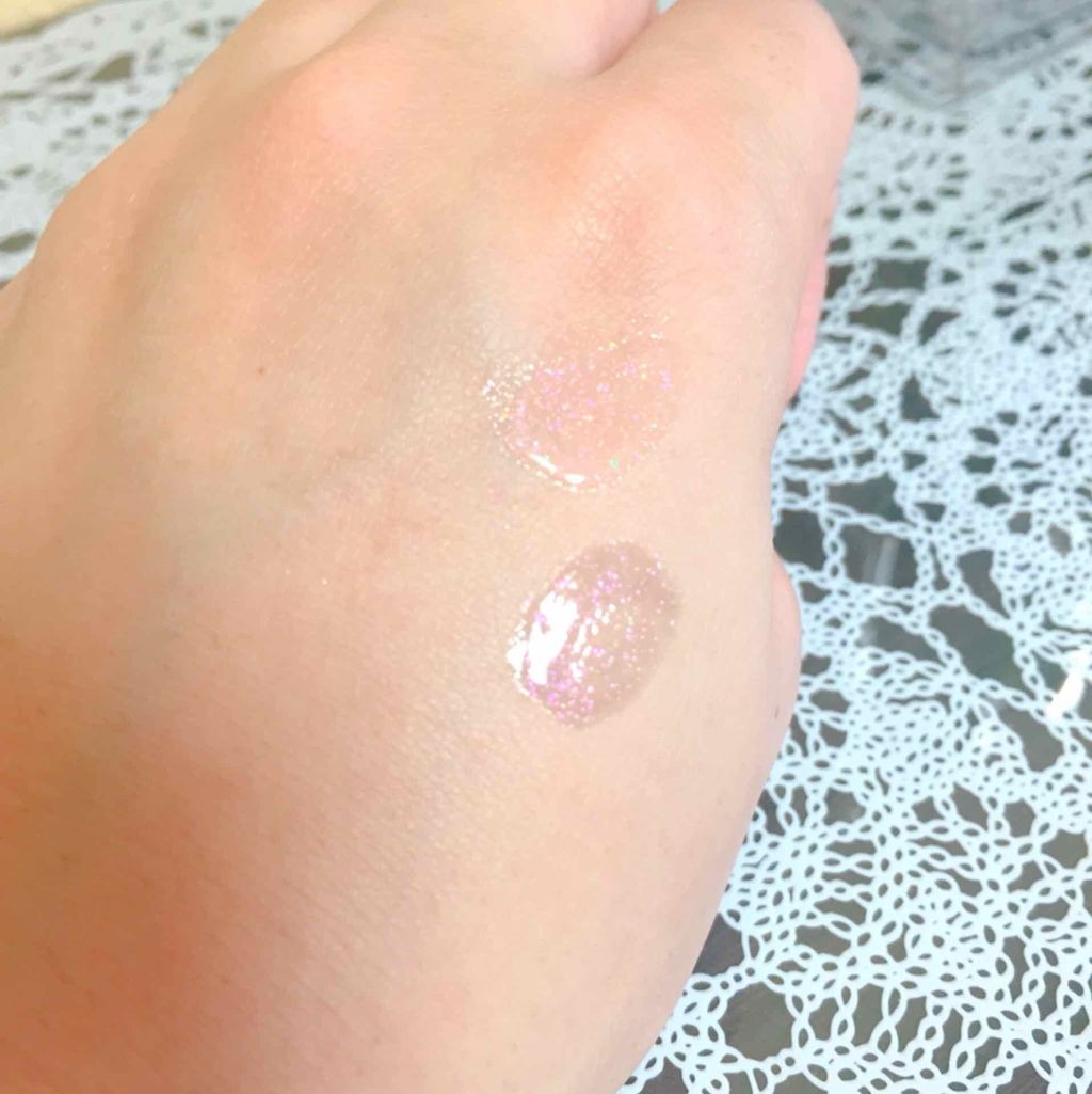 LIP38℃ +UnFrame<ホログラフィック>/UZU BY FLOWFUSHI/リップグロスを使ったクチコミ（3枚目）