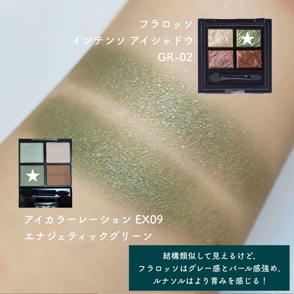 アイカラーレーション/LUNASOL/アイシャドウパレットを使ったクチコミ(3枚目)