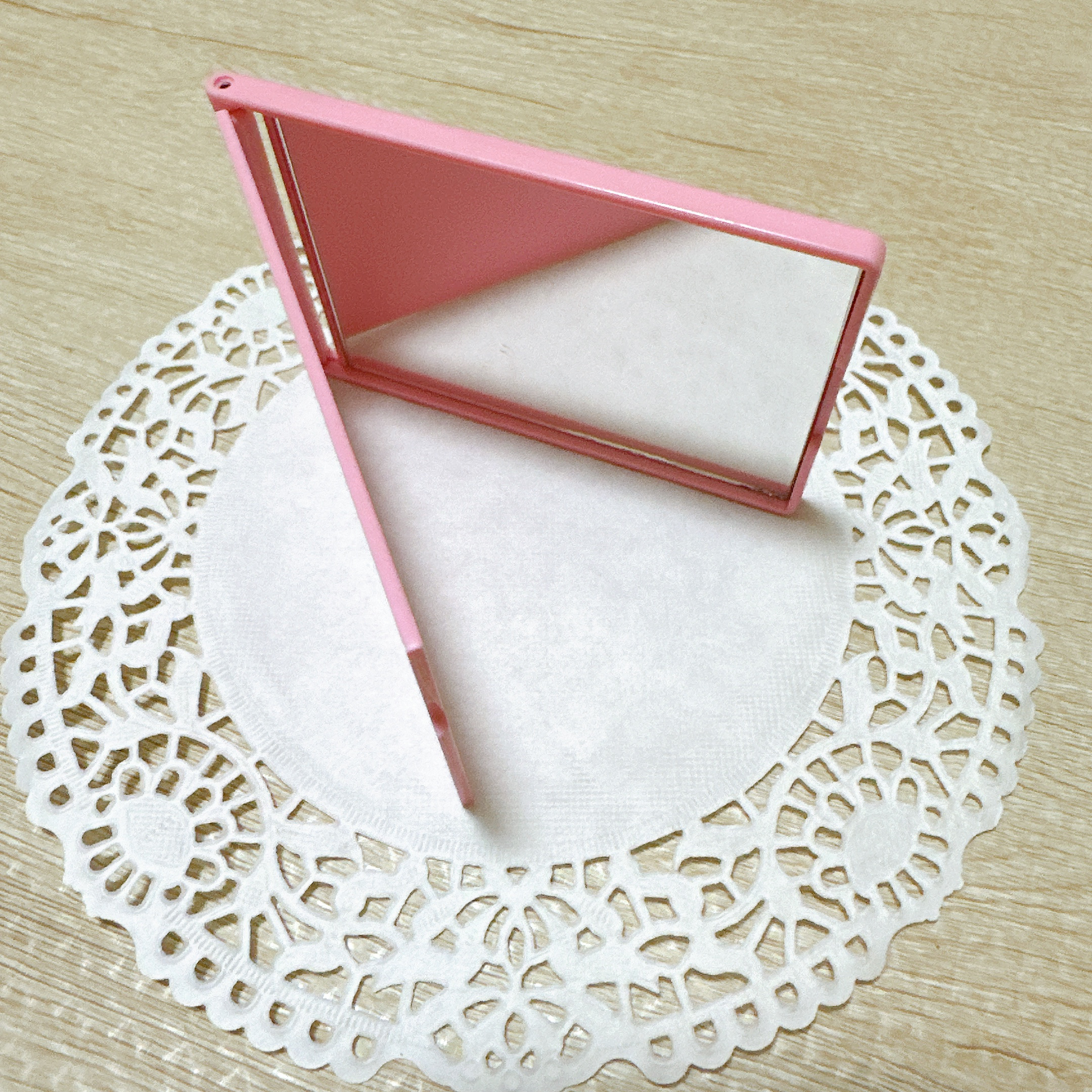 リアルックミラー ミニ ピンク(限定)/ロージーローザ/その他化粧小物を使ったクチコミ（3枚目）