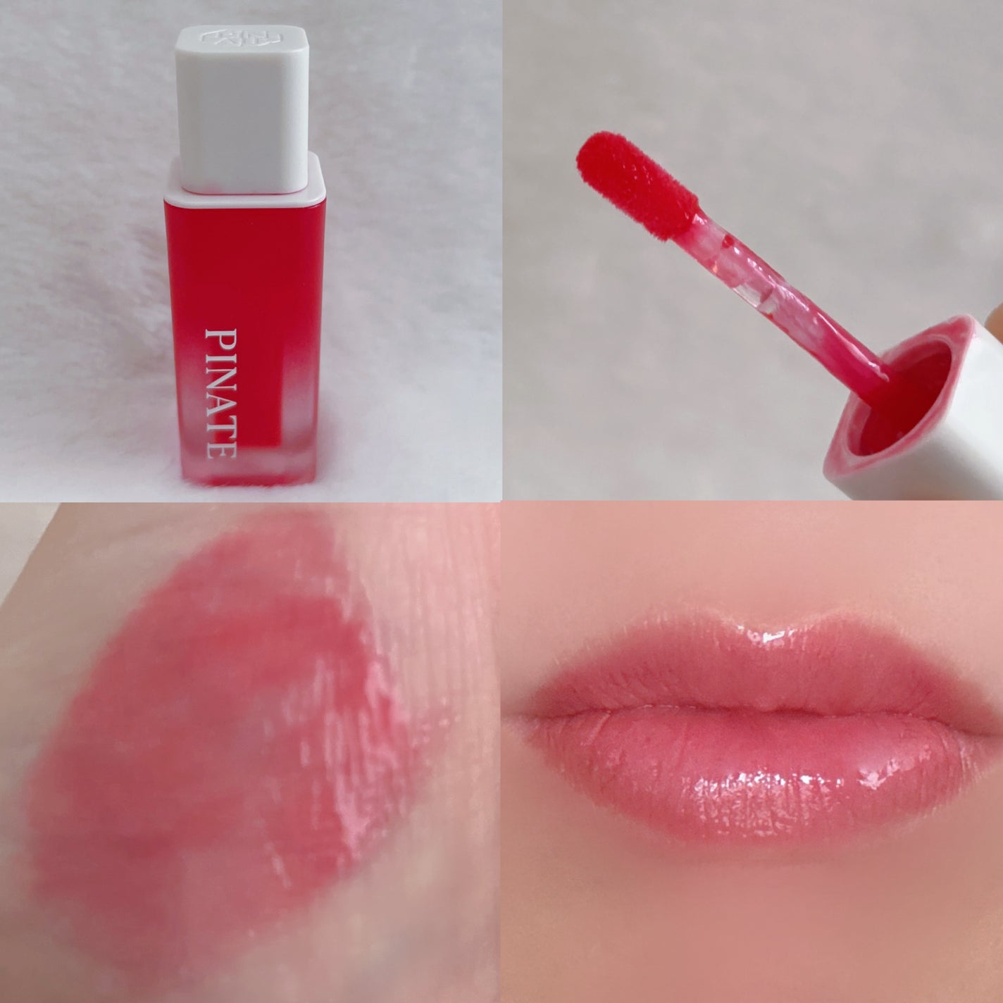 ナチュラルブルームリップオイルセラム 3色セット/PINATE/リップグロスを使ったクチコミ(3枚目)