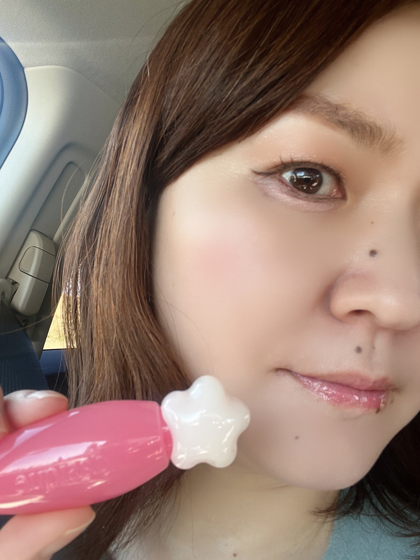 ピュアウォーターリップグロス/dasique/リップグロスを使ったクチコミ(3枚目)