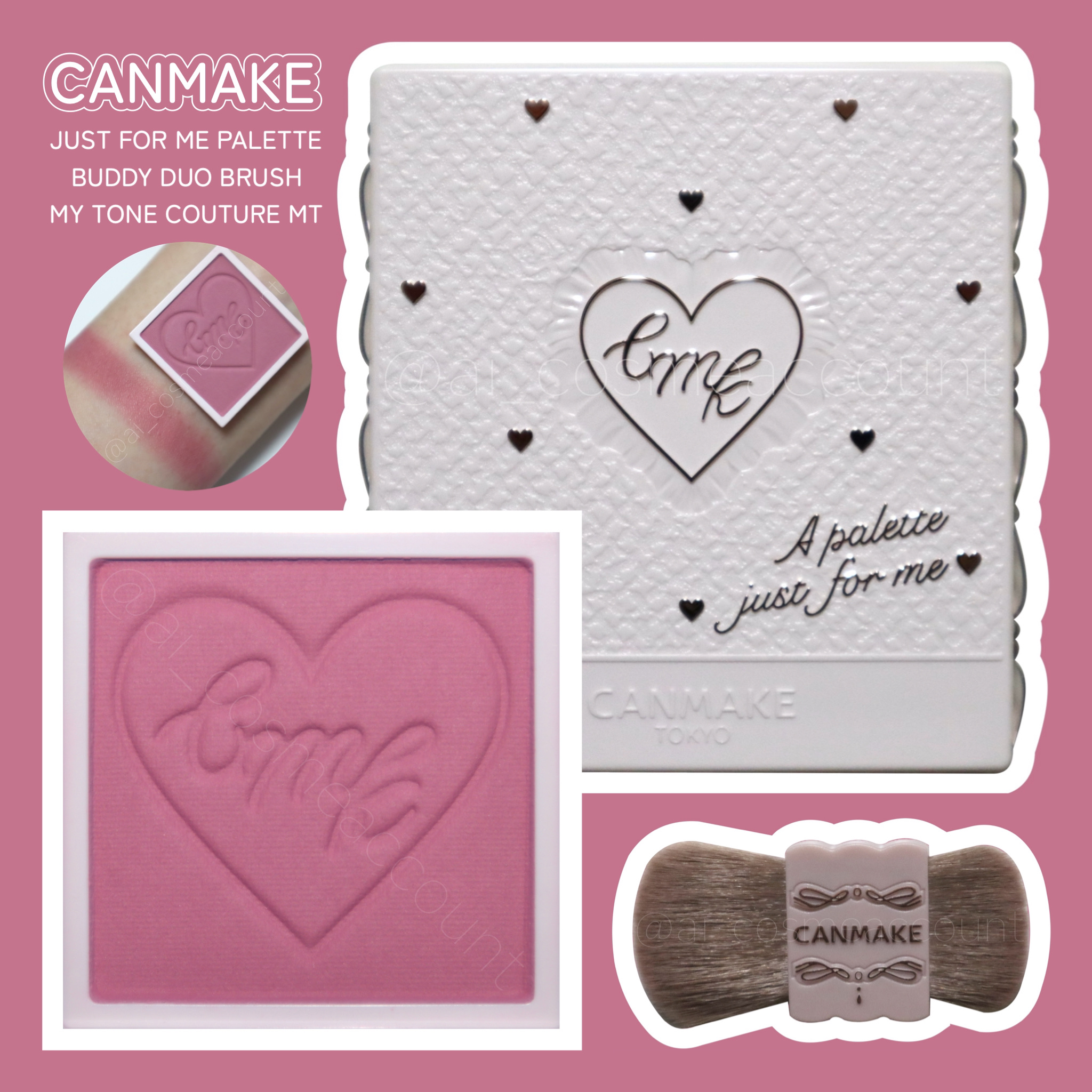 マイトーンクチュール MT03 ベリー/キャンメイク/メイクアップキットを使ったクチコミ（1枚目）