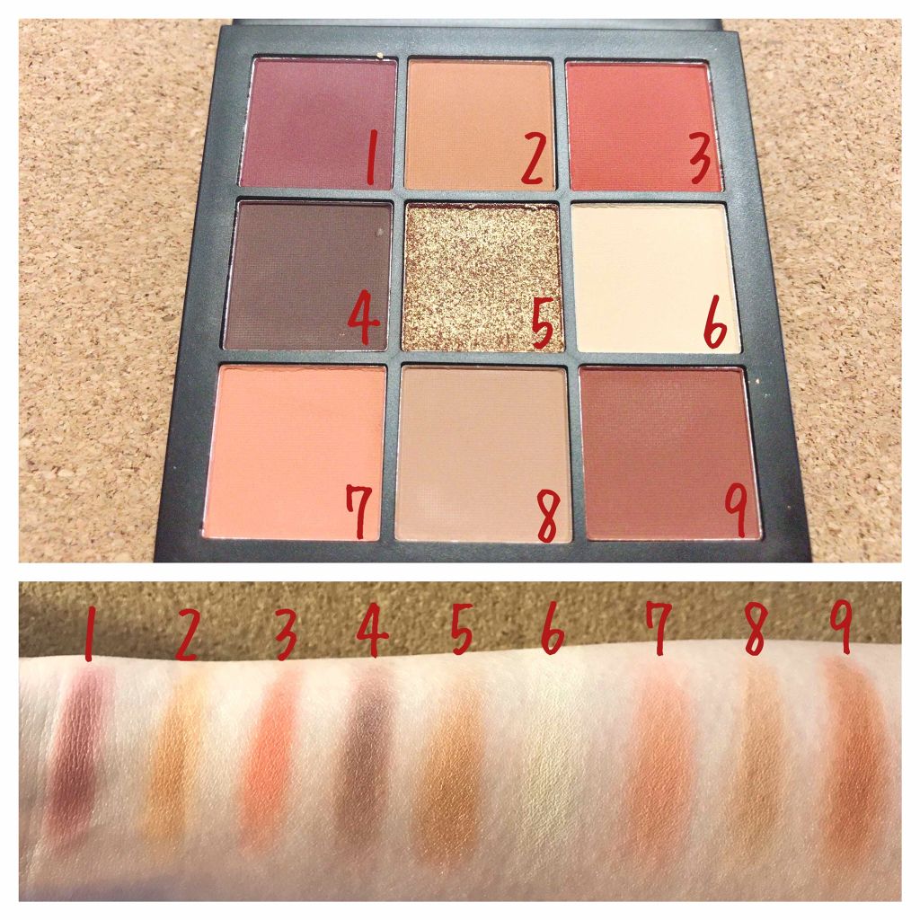 Obsessions Eyeshadow Palette/Huda Beauty/アイシャドウパレットを使ったクチコミ（2枚目）