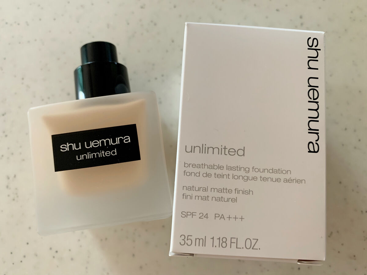 （旧）アンリミテッド ラスティング フルイド/shu uemura/リキッドファンデーションを使ったクチコミ（1枚目）