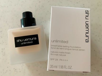 (旧)アンリミテッド ラスティング フルイド/shu uemura/リキッドファンデーションを使ったクチコミ(1枚目)