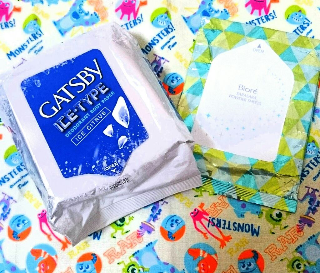 さらさらパウダーシート 薬用デオドラント クールミントの香り/ビオレ/ボディシートを使ったクチコミ(1枚目)