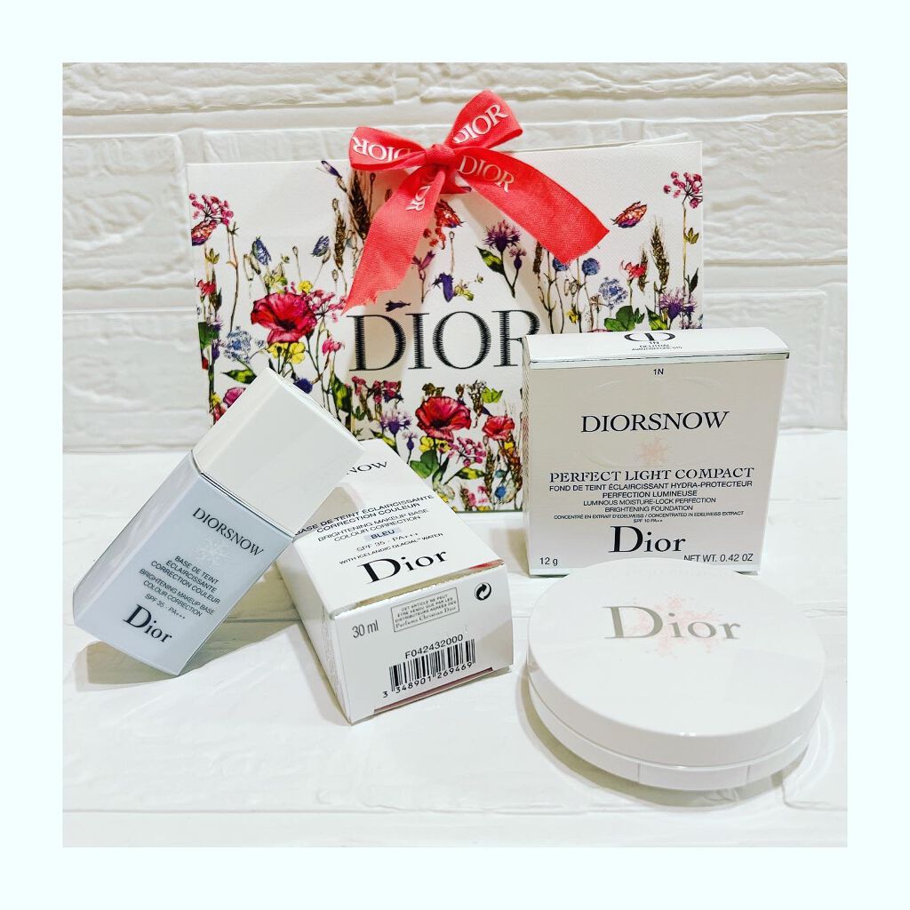 【旧】スノー メイクアップ ベース UV35 SPF35/PA+++/Dior/化粧下地を使ったクチコミ(1枚目)