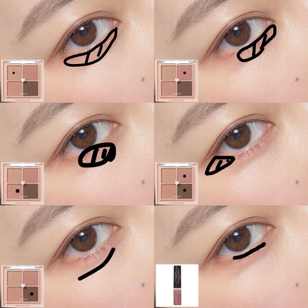 ベターザンアイズ/rom&nd/アイシャドウパレットを使ったクチコミ(3枚目)