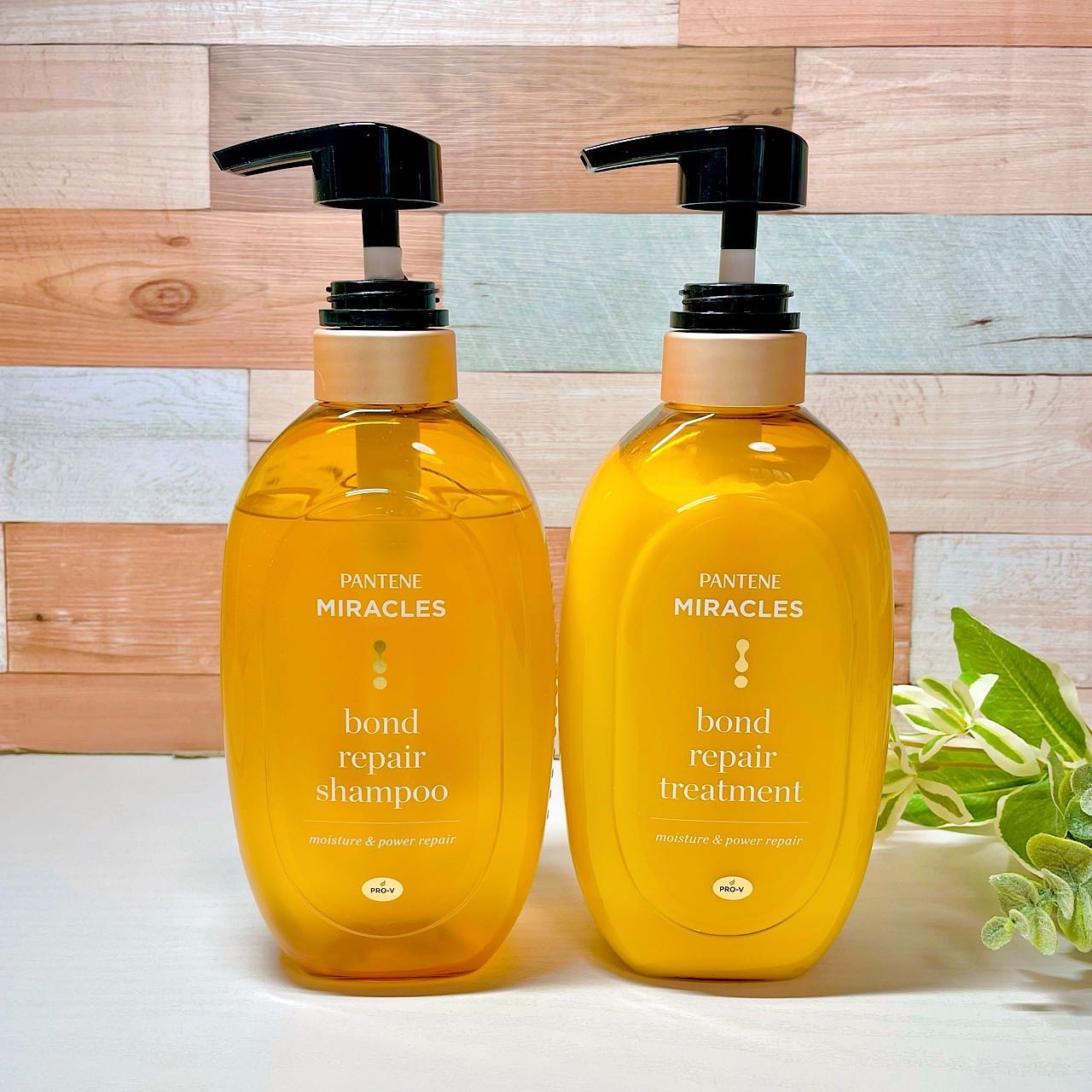 ボンドリペアシリーズ モイスチャー＆パワーリペア  シャンプー＆トリートメント/パンテーン/市販シャンプーを使ったクチコミ（1枚目）