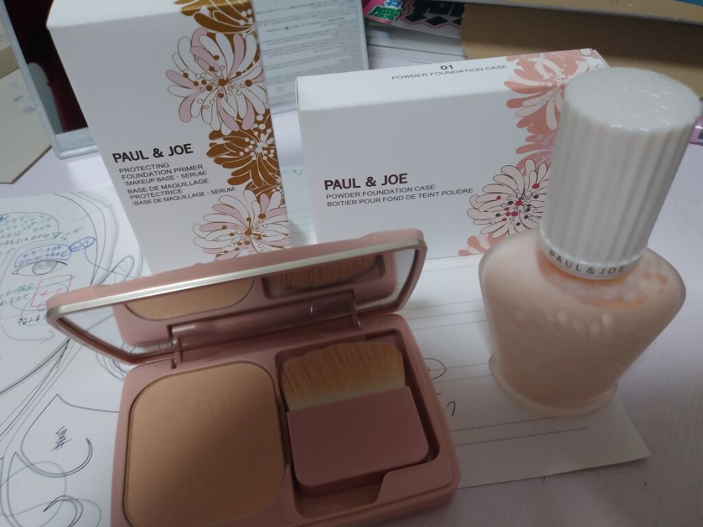 ヴェール ファンデーション/PAUL & JOE BEAUTE/パウダーファンデーションを使ったクチコミ（1枚目）