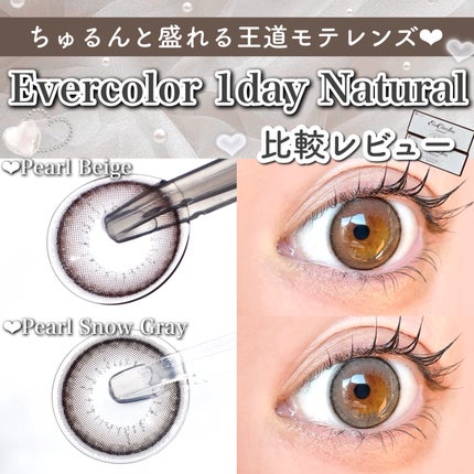 エバーカラーワンデー ナチュラル/エバーカラー/ワンデー(1DAY)カラコンを使ったクチコミ(1枚目)