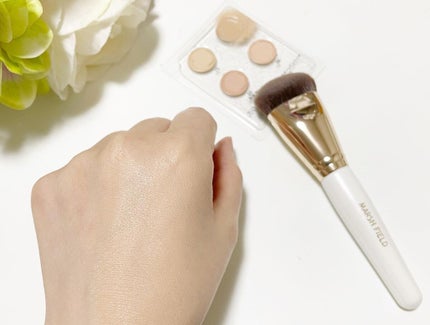 マーシュフィールド スリーウェイファンデブラシ/マーシュ・フィールド/メイクアップを使ったクチコミ(5枚目)