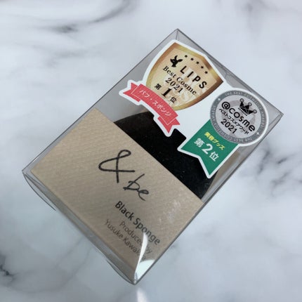 &be ブラックスポンジ/&be/パフ・スポンジを使ったクチコミ(2枚目)