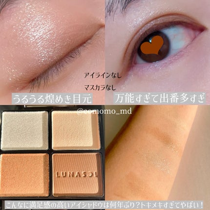 アイカラーレーション/LUNASOL/アイシャドウパレットを使ったクチコミ(5枚目)