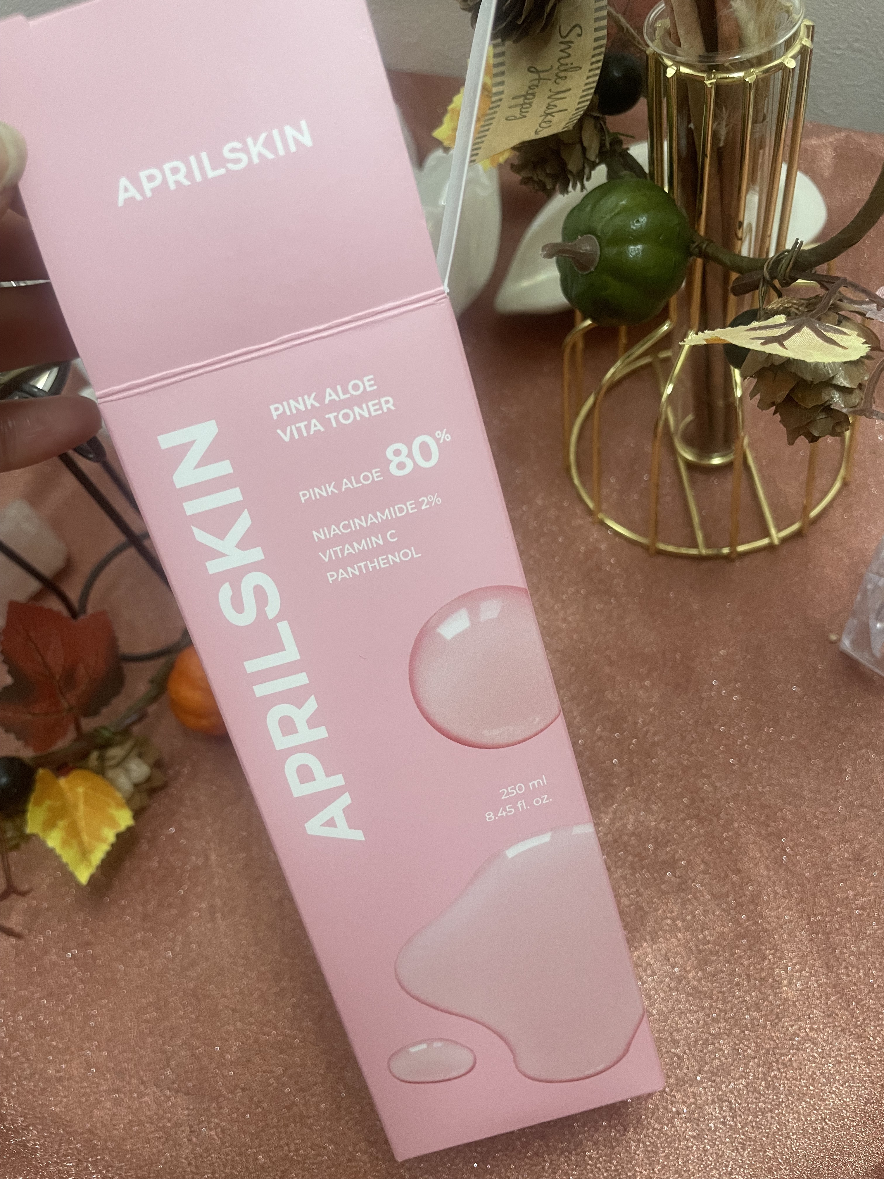 ピンクアロエビタトナー/APRILSKIN/化粧水を使ったクチコミ（2枚目）