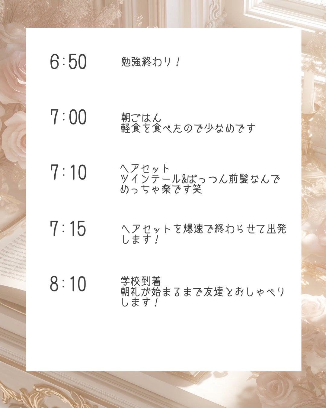 R♡ on LIPS 「みなさんこんにちは!R♡です!今日はわたしの1日ルーティンを紹..」(3枚目)