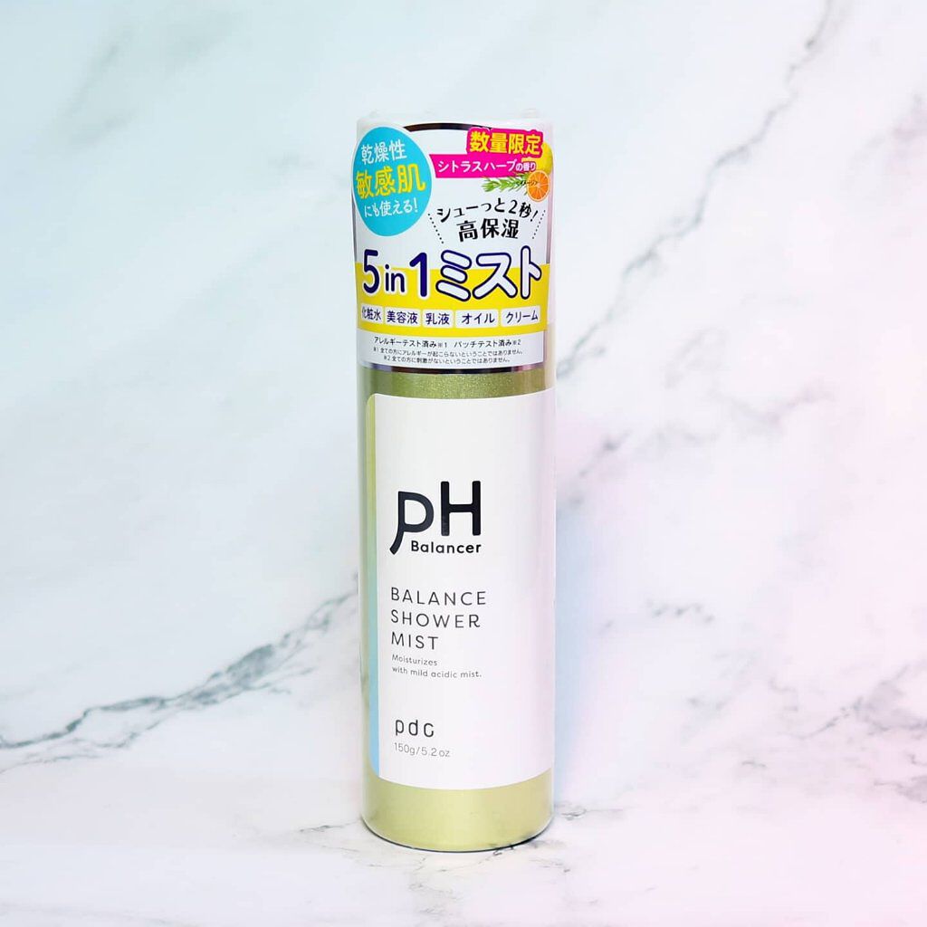 ピーエイチバランサー　バランスシャワーミスト シトラスハーブの香り 150g(限定)/pdc/ミスト状化粧水を使ったクチコミ（1枚目）