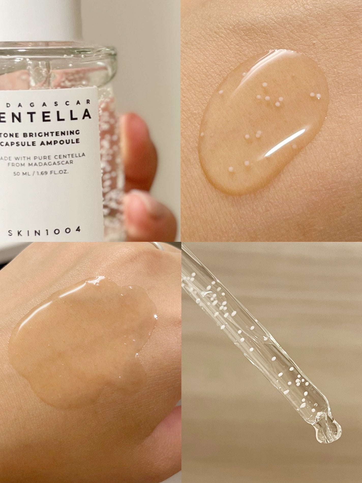 トーンブライトニング カプセルアンプル/SKIN1004/美容液を使ったクチコミ(3枚目)