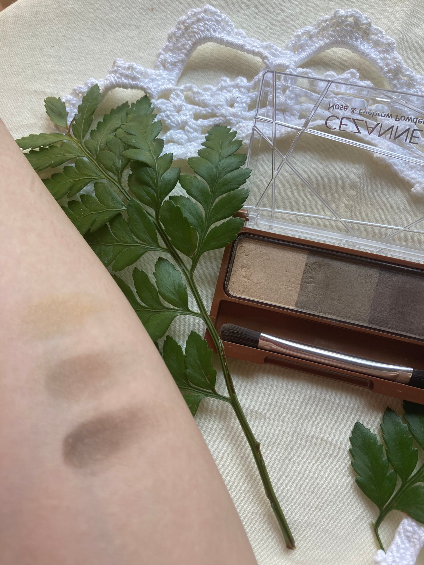 ノーズ&アイブロウパウダー/CEZANNE/パウダーアイブロウを使ったクチコミ(2枚目)