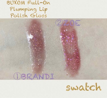 BUXOM Full-On Plumping Lip Polish Gloss Zoe/BUXOM Cosmetics/リップグロスを使ったクチコミ（2枚目）