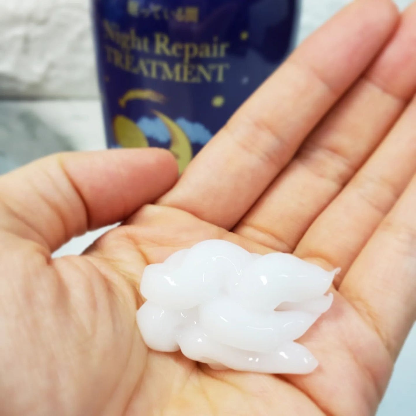 眠っている間 ナイトリペアシャンプー&トリートメント/エラスチン/シャンプー・コンディショナーを使ったクチコミ(5枚目)